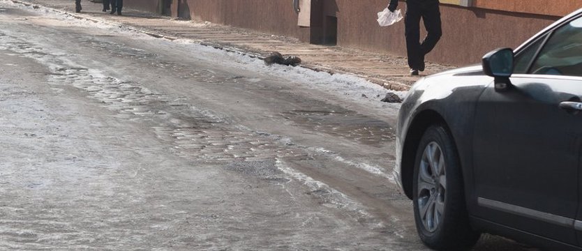 W poniedziałek trzeba uważać na gołoledź