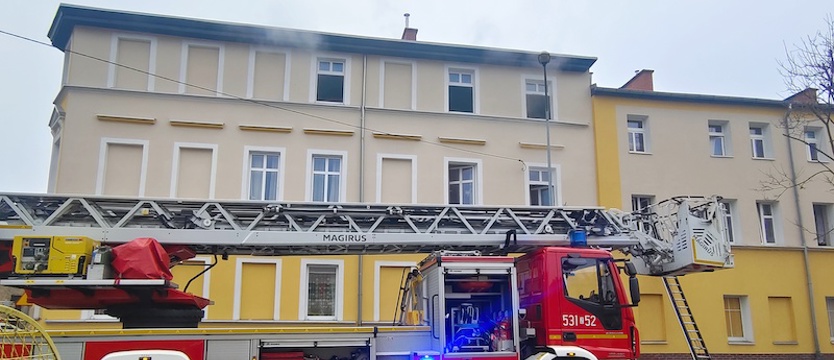 Pożar w Stargardzie. Ewakuowano lokatorów