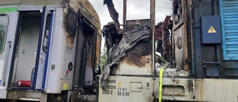 Pasażerowie najedli się strachu. Pożar w pociągu pośpiesznym