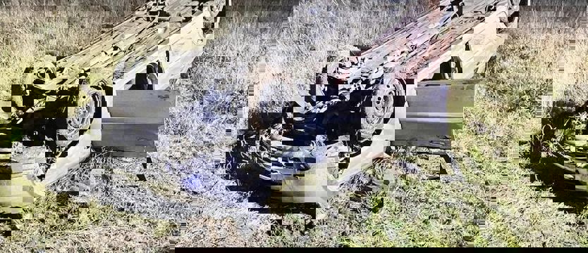 Wypadek w Kicku pod Stargardem. Dwie osoby w szpitalu