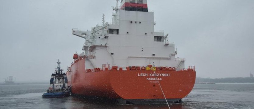 Nowy gazowiec „Lech Kaczyński” już w Świnoujściu
