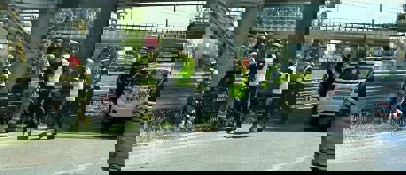 Wypadek na ul. Gdańskiej w Szczecinie. Zablokowane torowisko