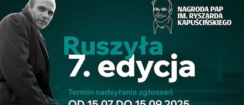 VII edycja Nagrody PAP im. Ryszarda Kapuścińskiego – konkurs dla tych, którzy cenią rzetelne, zaangażowane dziennikarstwo
