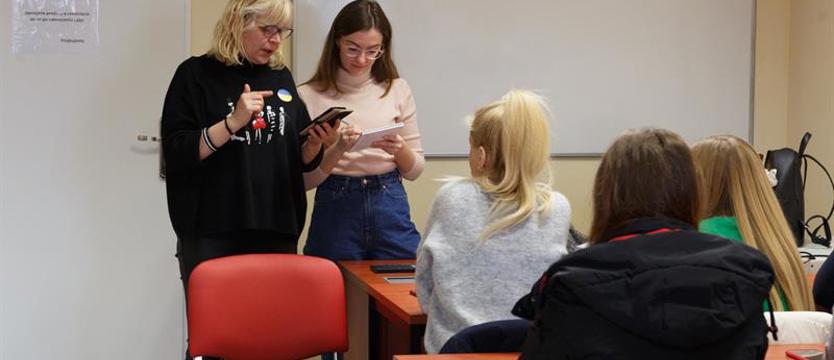 Kursy języka polskiego na US dla studentów i doktorantów z Ukrainy