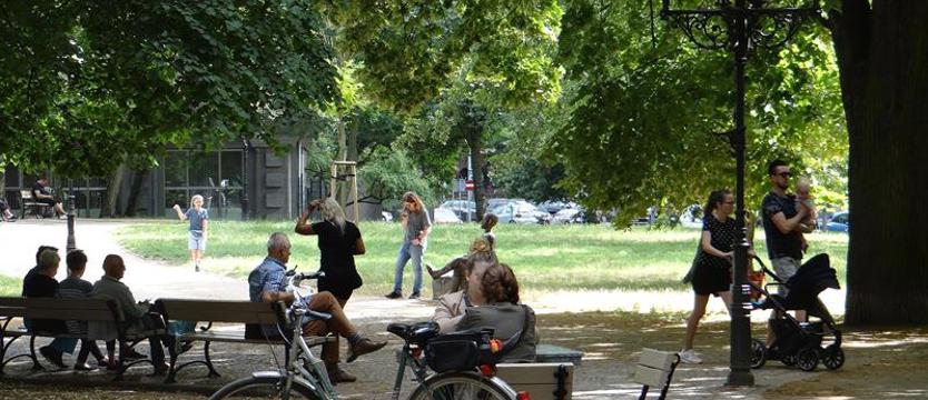 Zielony oddech, choćby na chwilę. W centrum, ale z dala od zgiełku