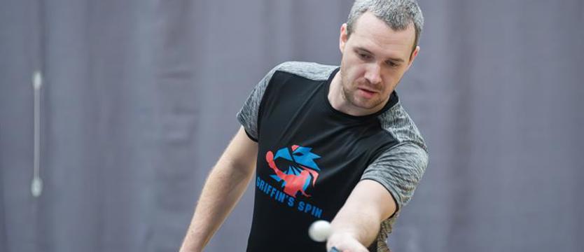 Tenis stołowy. Griffin's-Spin z apetytem...