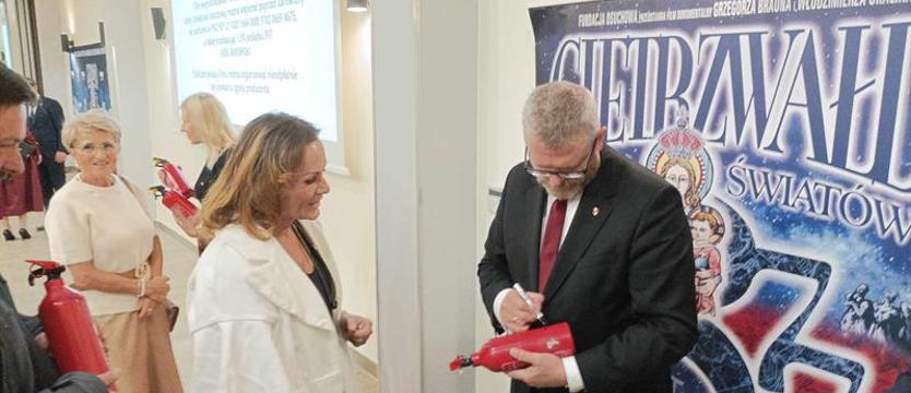 Grzegorz Braun promował w Szczecinie swój nowy film