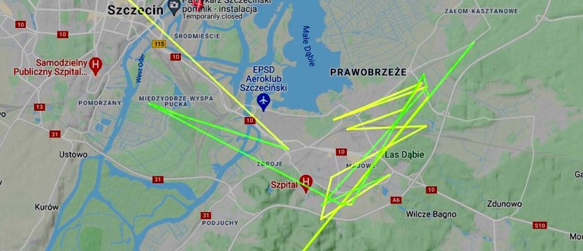 Nocne loty nad Szczecinem w trosce o ciepło
