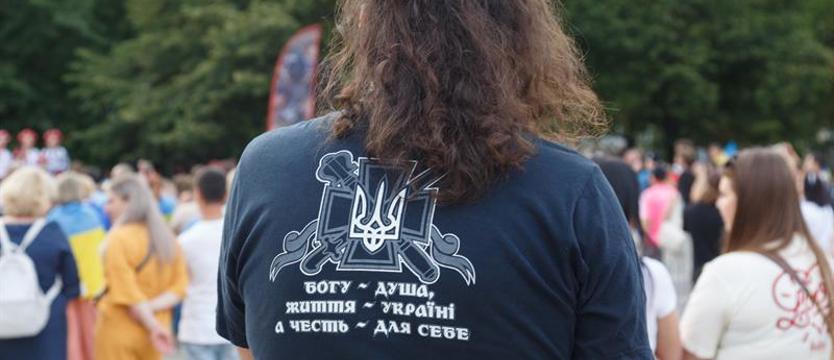 Dzień Niepodległości Ukrainy. Kiermasz i przemarsz w proteście