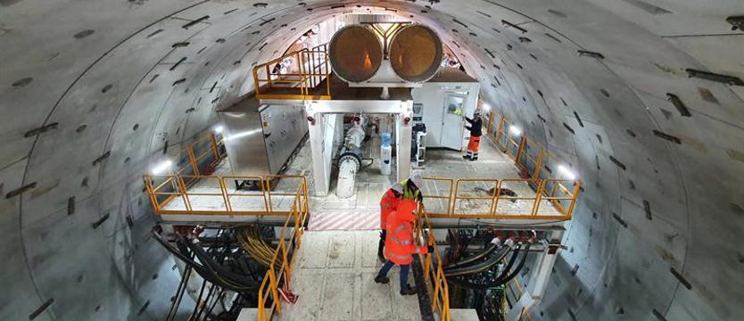„Wyspiarka” drąży tunel