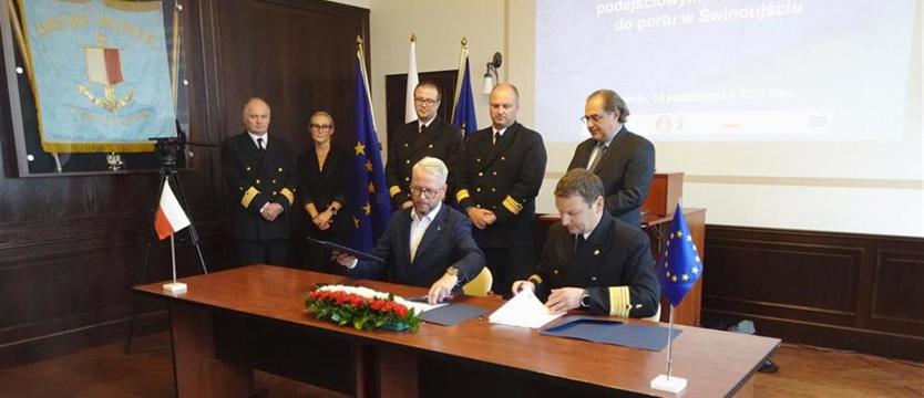 Nowy tor podejściowy do Świnoujścia ominie niemieckie wody