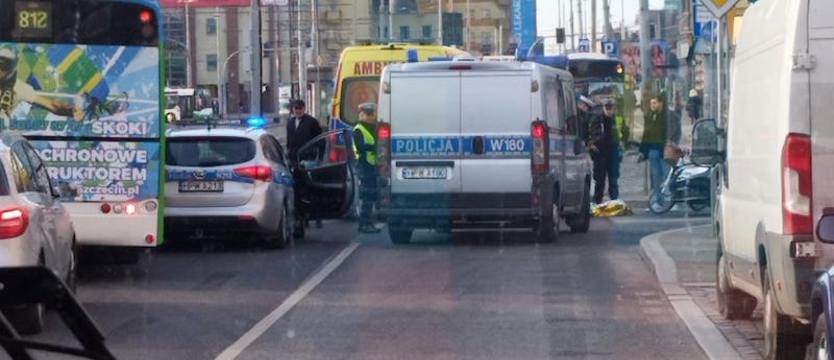 Potrącenie rowerzystki w al. Wyzwolenia w Szczecinie