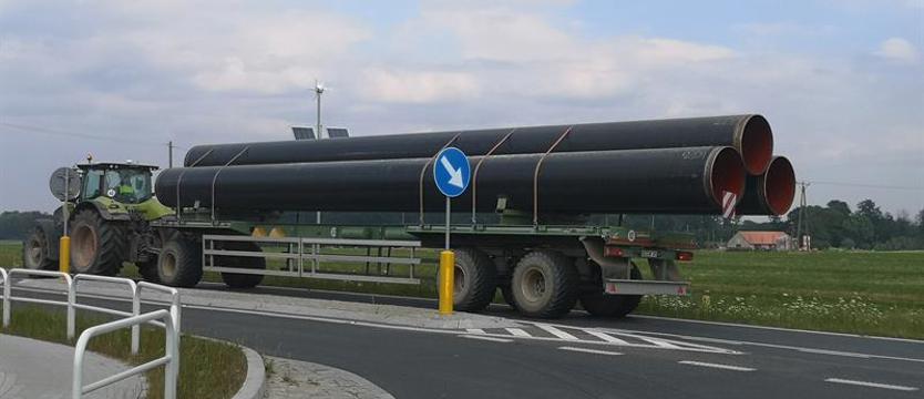 W Pogorzelicy trwają przygotowania do przyjęcia rury. Na budowie gazociągu Baltic-Pipe