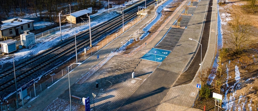 Przystanek Szczecińskiej Kolei Metropolitalnej Zdunowo gotowy