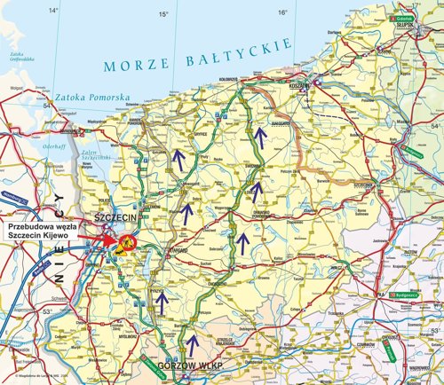 Trasy alternatywne nad morze w województwie zachodniopomorskim