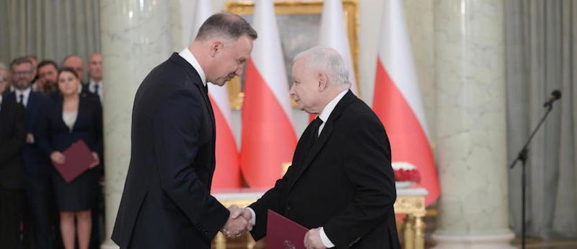Prezydent powołał Jarosława Kaczyńskiego na wiceprezesa Rady Ministrów
