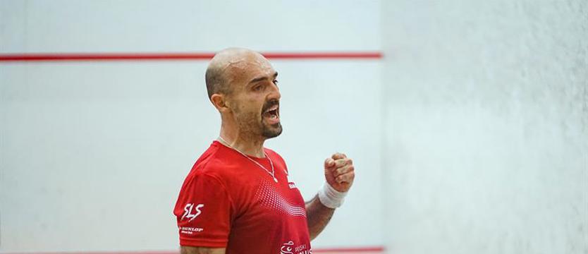 Squash. Ruben Somoza-Suarez znów wygrywa