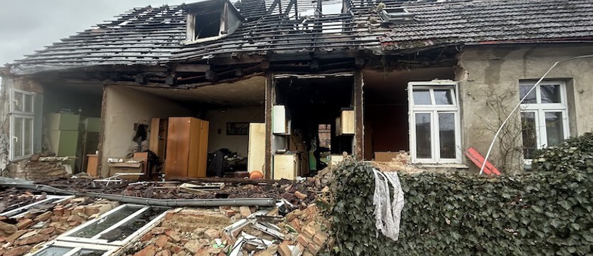 Wybuch gazu w Podjuchach, są poszkodowani