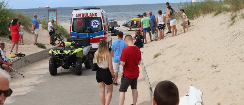 13-latek poparzony na plaży w Świnoujściu olejem z frytkownicy