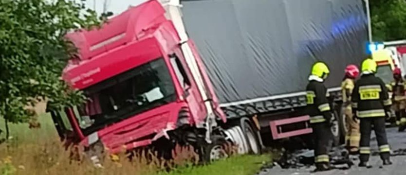 Wypadek niedaleko Maszewa. Jedna osoba nie żyje