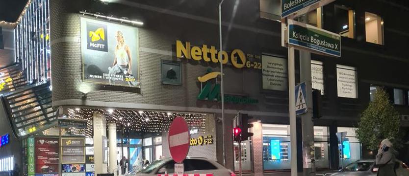 Nocny pożar w CH Kupiec w Szczecinie