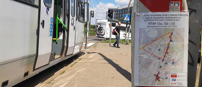 Aleja Powstańców Wielkopolskich częściowo zamknięta