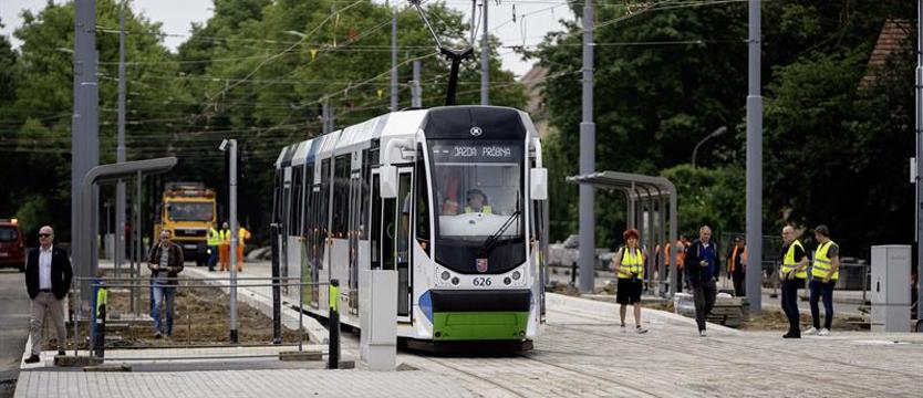 Pierwszy tramwaj na Sosabowskiego
