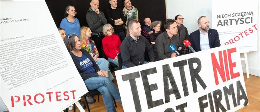 Aktorzy Teatru Współczesnego kończą protest. Jeden problem rozwiązany, inne pozostały