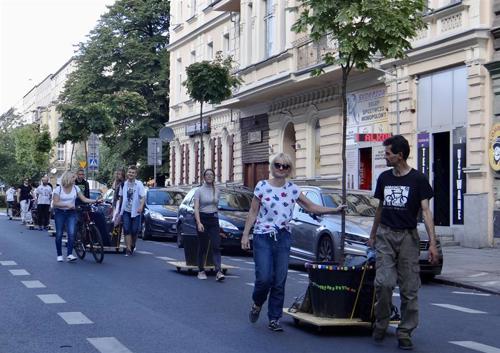 Wędrujące drzewa w Szczecinie