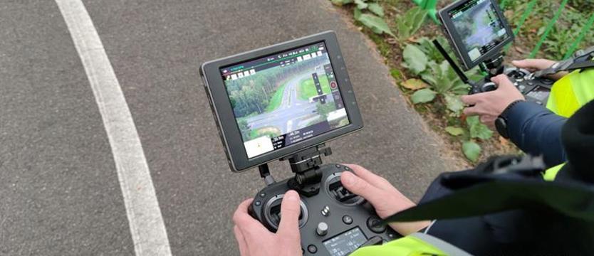 Policyjny dron kontrolował kierowców. Posypały się kary
