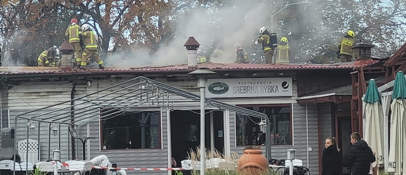 Pożar w Ińsku. Pali się restauracja