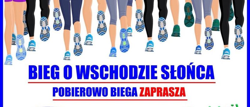 Sobotni bieg plażą o wschodzie słońca w Pobierowie