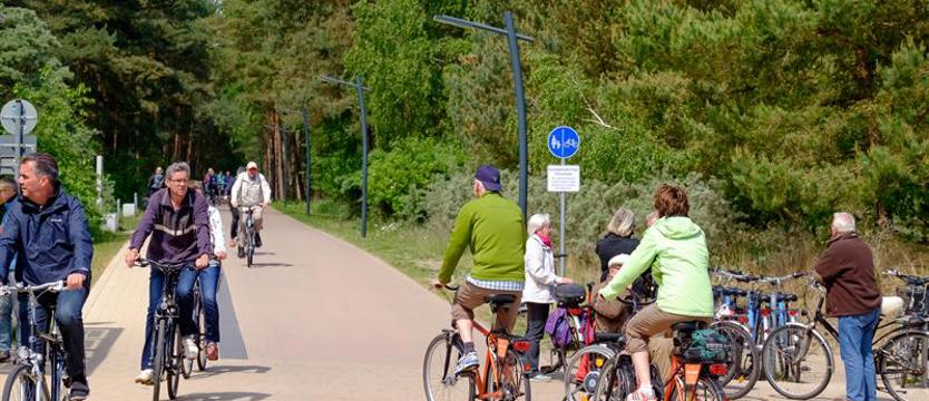 Rekordowe Świnoujście. Przybywa rowerzystów
