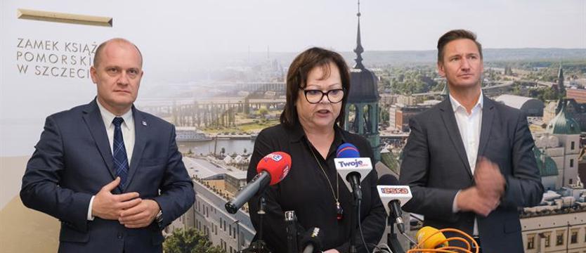 Prezydent, marszałek i zamek. Magnolie dla Szczecina