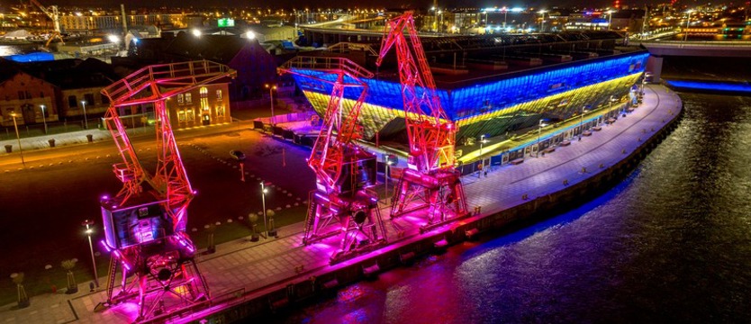 Morskie Centrum Nauki - w piątek pierwszy pokaz iluminacji!