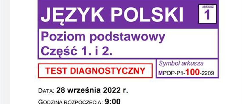 Próbują nowej matury. W środę język polski, w czwartek matematyka