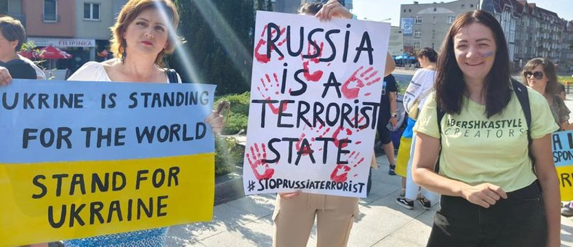 Akcja protestacyjna w Stargardzie. To nie są żołnierze! To bandyci!
