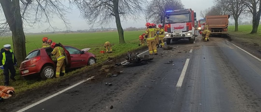 Wypadek na drodze 106 pod Stargardem
