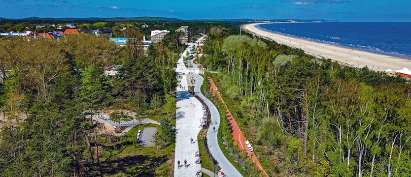Świnoujska Promenada Zdrowia właśnie została uhonorowana tytułem Najlepszej Przestrzeni Turystycznej Pomorza Zachodniego
