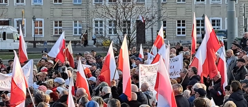 Protestowali przeciwko rządowi Tuska