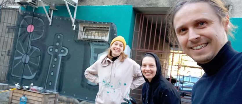 Powstaje mural inspirowany twórczością Lema. Przy ul. Bałuki w Szczecinie