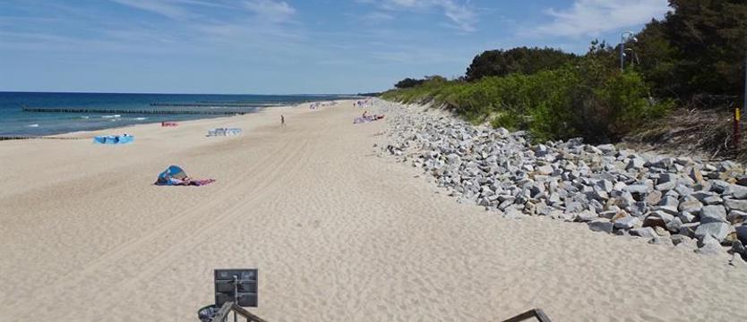 Plaża w Mielnie szersza