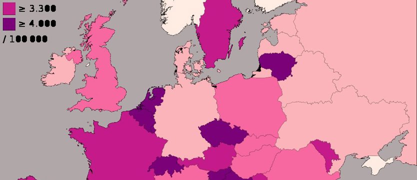 W Unii Europejskiej pojawią się ciemnoczerwone strefy zakażeń