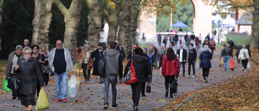 Szczecinianie licznie ruszyli na cmentarz. Są szczepienia, kwesty i wystawa