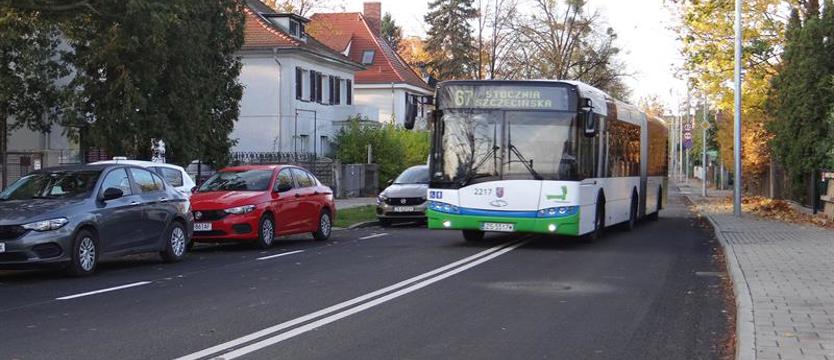 Puste przeloty na linii 67 w Szczecinie