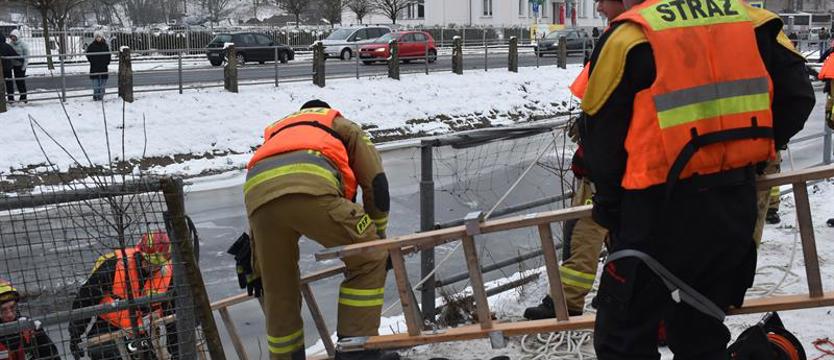 Pokazy ratownictwa lodowego w Stargardzie