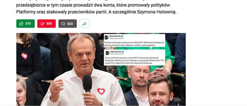 Pierwsza afera nowego rządu? Hejtował za pieniądze PO