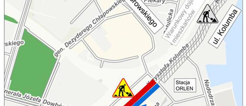 Kolejna zmiana na ulicy Kolumba