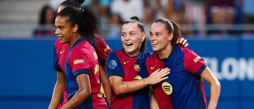 Piłka nożna. Hat-trick i asysta Ewy Pajor w zwycięskich derbach Barcelony