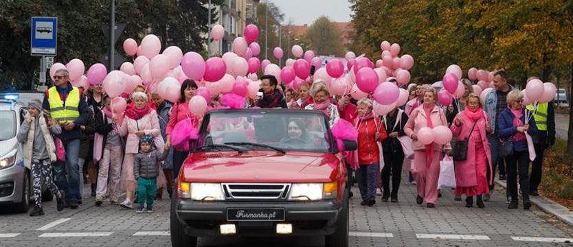 Marsz Różowej Wstążki w sobotę